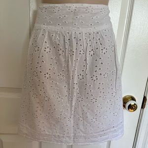 Cotton White Skirt